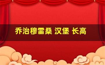 乔治穆雷桑 汉堡 长高